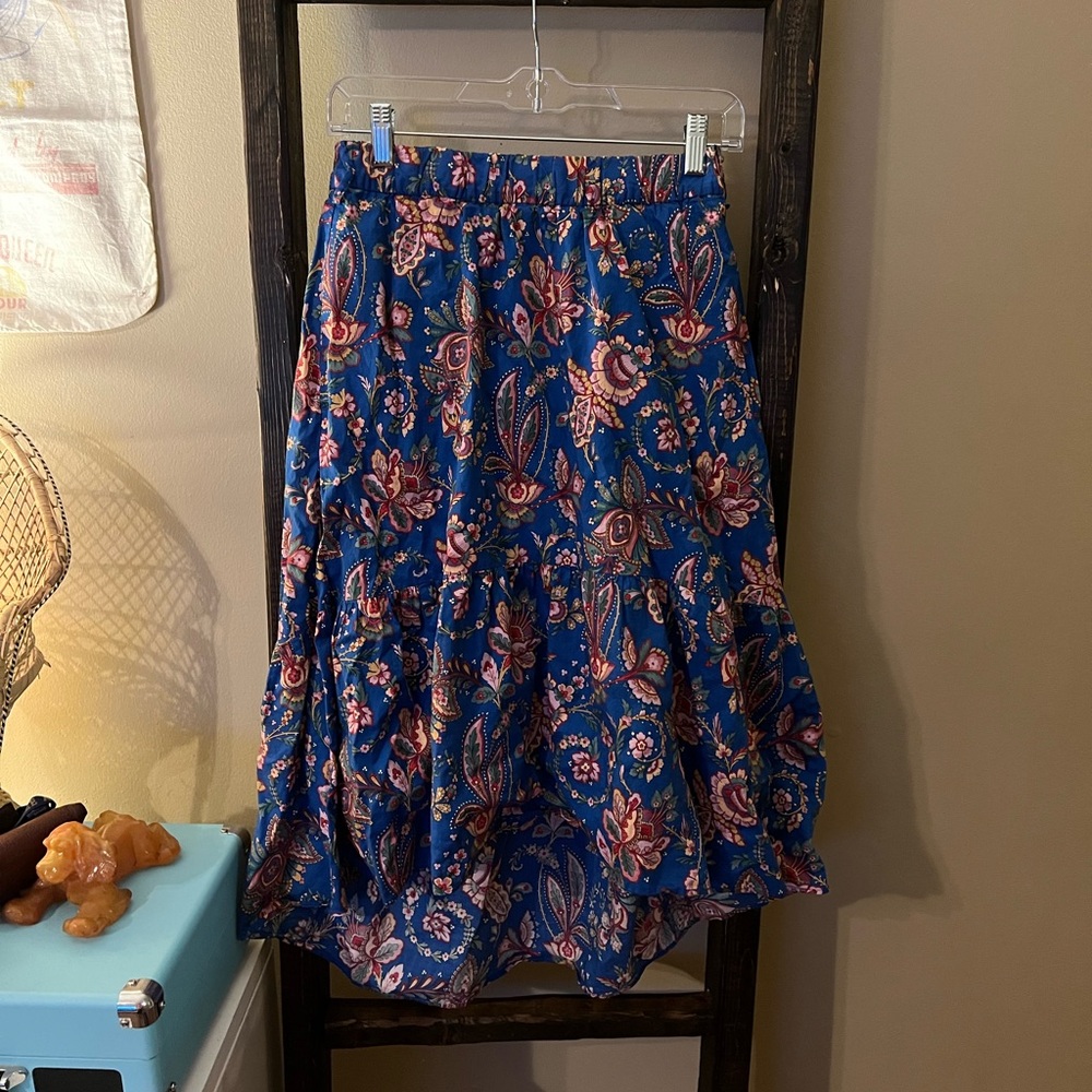 J. Crew Flora Bella Midi Skirt